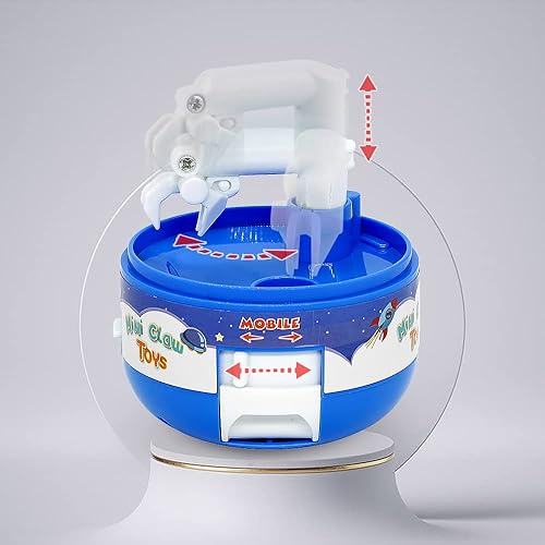 Miniatura 8 de Mini máquina de garras para niños, azul y rojo, 48 premios de pequeñas cosas, premios de máquina de garras de juguetes de dinosaurio, juguetes en