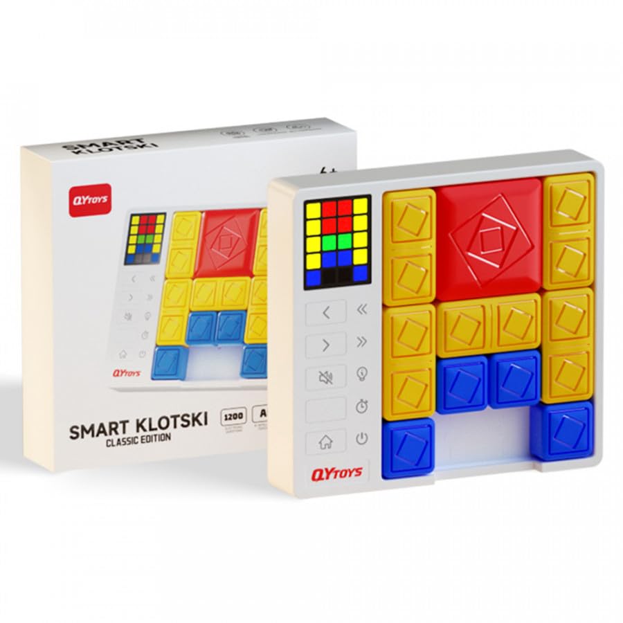 QiYi Smart Klotski Puzzle Game – Intelligent Magnetic Sliding Block Puzzle with 1200+ Challenges & 6 Difficulty Levels | Interactive App-Connected Educational Brain Teaser for Kids-image-24