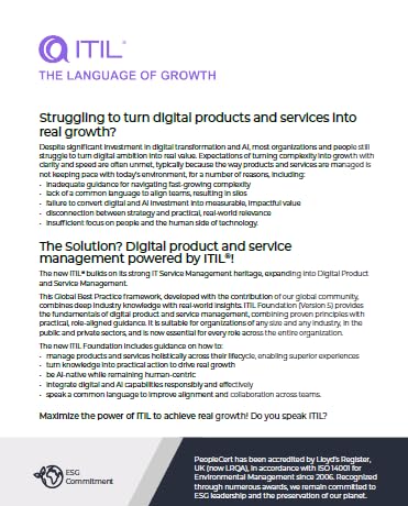 ITIL® Foundation Version 5