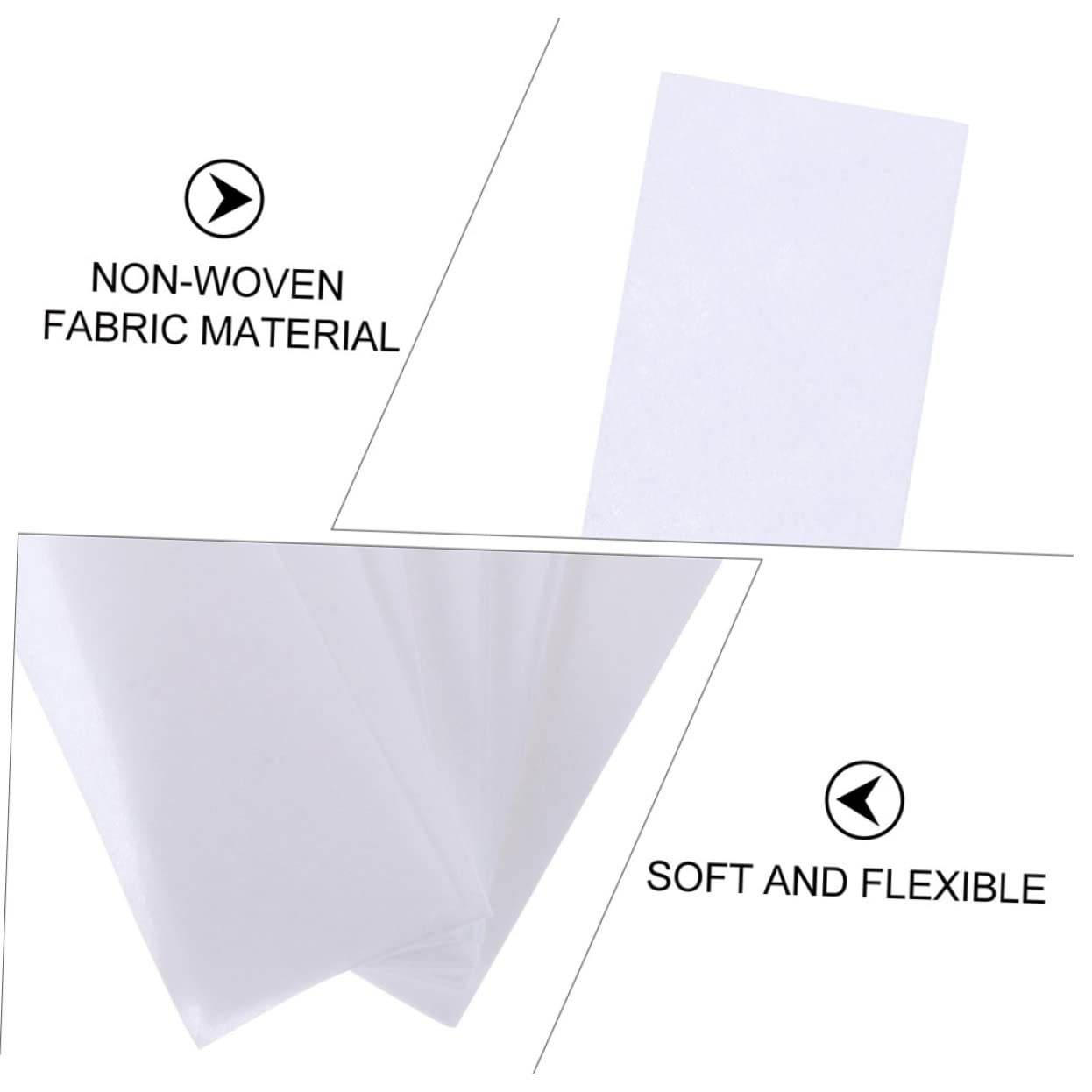 minkissy 3 unids 5 papel encerado facial papel encerado facial herramientas manicura herramientas uñas cera pelo doble cara depilación tiras depilación depilación nota tela no tejida