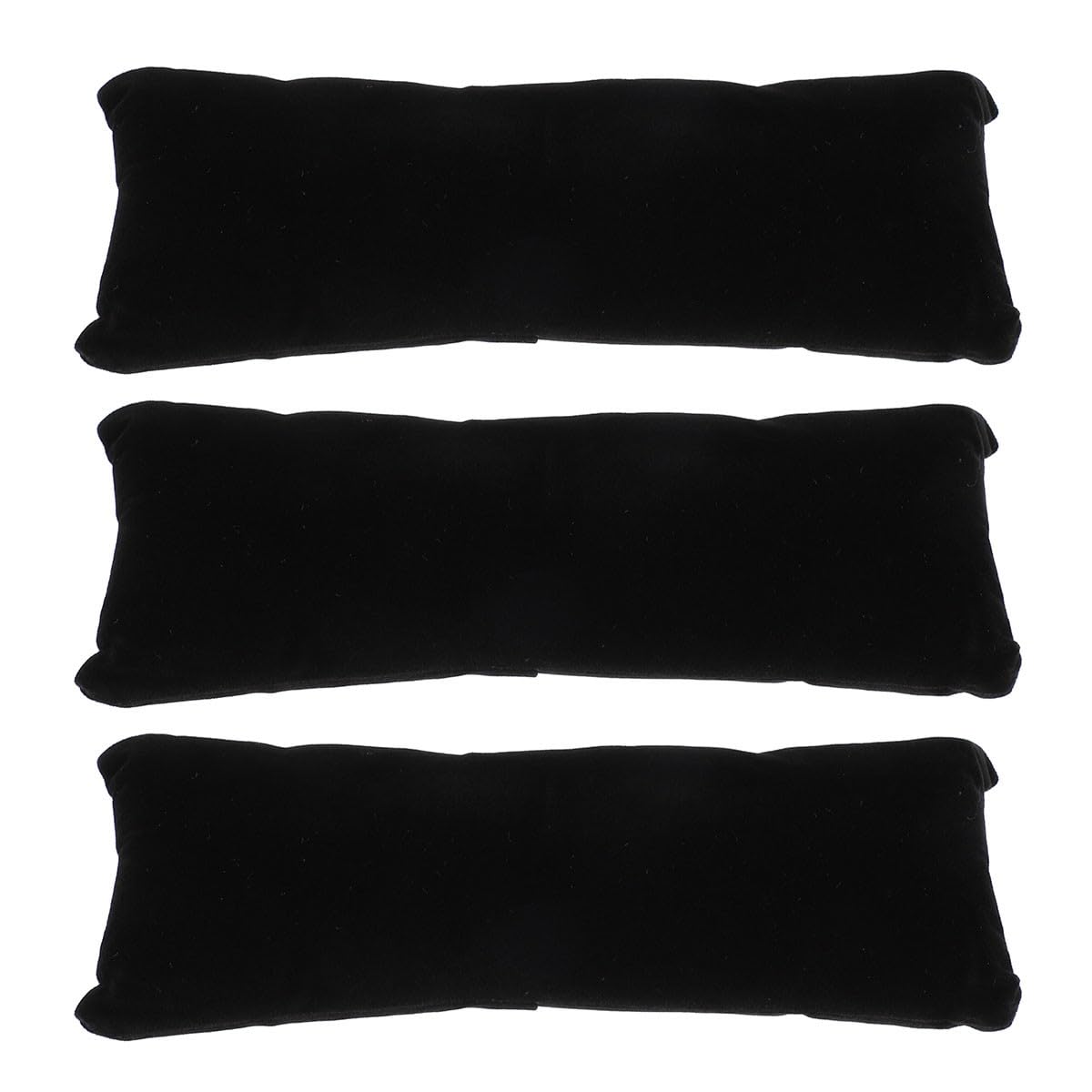 Présentoir stable et élégant avec coussins noirs en flanelle fine