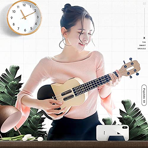 KEPOHK Guitare acoustique 4 cordes en bois d’épicéa de concert intelligent de 23 pouces avec l’enseignement de l… - Les Beatles, Paul McCartney, John Lennon, RIngo Starr, George Harrison KEPOHK Guitare acoustique 4 cordes en bois d'épicéa de concert intelligent de 23 pouces avec l'enseignement de l… – Image 3