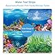 Hzutloer 7 in 1 Aquarium Test Kit Süßwasser Salzwasser, 100 Streifen Fisch Tank Wasser Test Kit, Fisch Tank Teich Wasserqualität Teststreifen genaue Prüfung