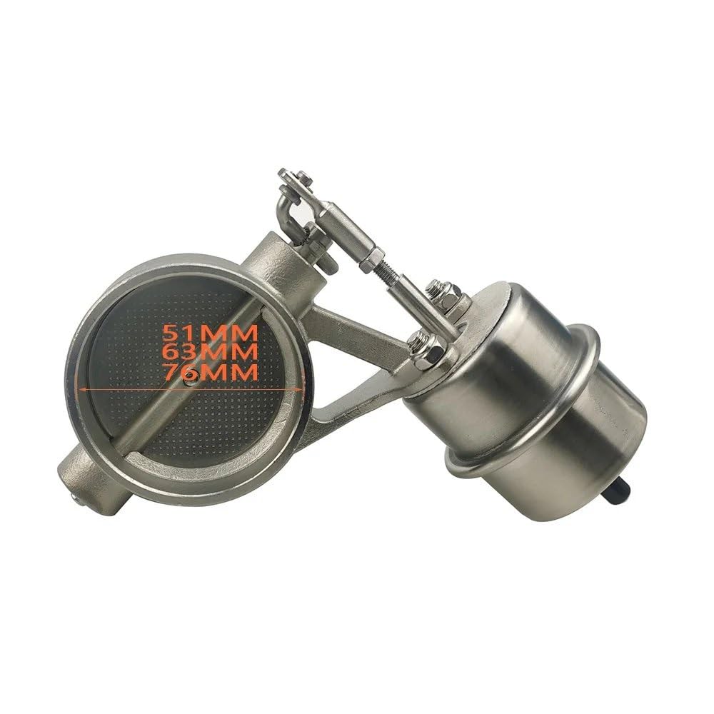 Auspuffrohr Universell Auto-Auspuffrohr-System Ventilsätze Vakuum-Controller Gerät Remote Kit Controller Schalter Universal 51 63 76MM Endrohrblende(Valve 89mm)