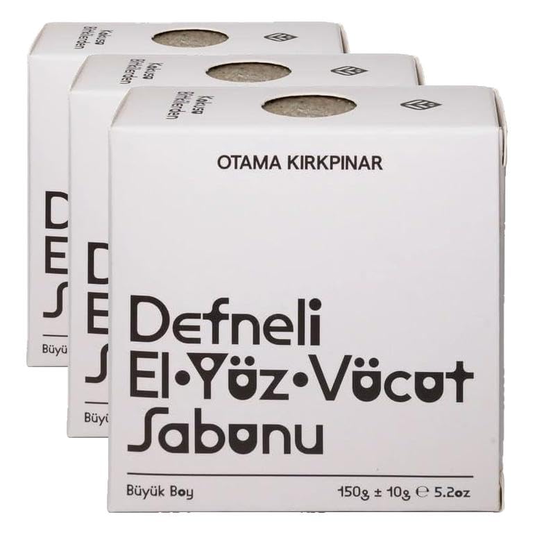 Otama Kırkpınar Doğal Defneli El Yüz Vücut Sabunu 150 Gr (3 paketi)