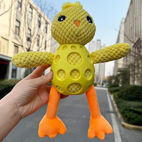 Jouet couineur pour chien stressé poussin peluche interactive - 4