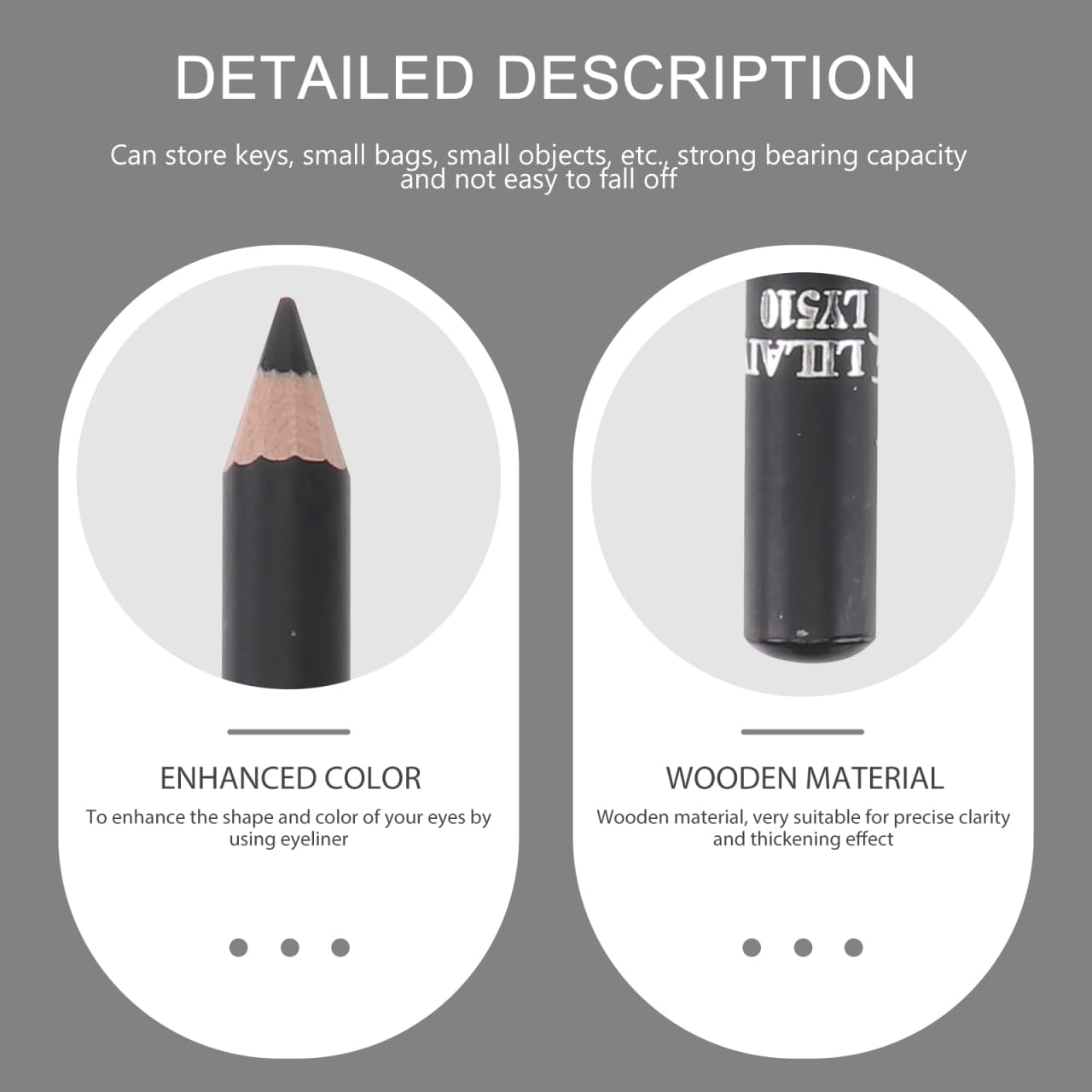 FRCOLOR Waterproof Gel Eyeliner Pencil Black - Image 3