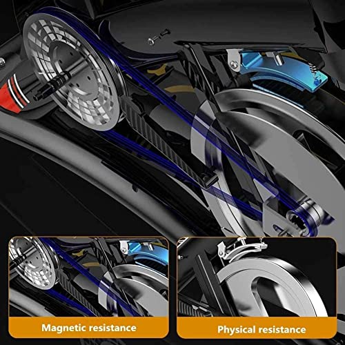 Image of Indoor Cycling Bike Belt Drive Indoor Exercise Bike Stationary Comfortable Seat Cushion for Home Cardio Workout Cycle Bike Training
