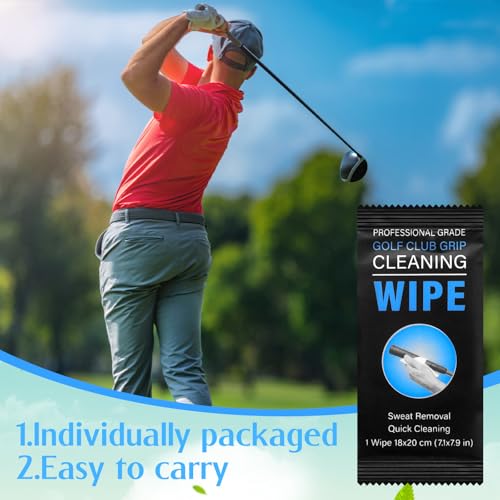 Hahafelt 50 Pack Golf Grip Wipes