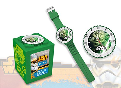 Star Wars- Reloj analógico 4 en 1 (Kids Euroswan SW14044)