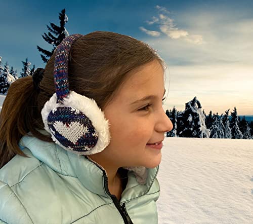 N'Ice Caps Kids Earmuffs Girls Winter Warm Adjustable Soft Plush Padded4