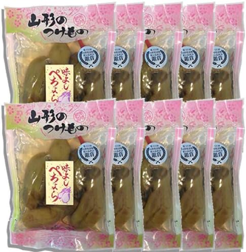 Amazon 朝採りナスの辛い漬物 ぺちょら漬け ぺそら漬け 150g 10袋 アグリパートナー 漬物 通販