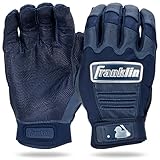 Franklin Sports CFX Pro Vollfarbige Chrom-Serie Schlaghandschuhe CFX Pro Vollfarb-Chrom-Schlaghandschuhe, Marineblau, Jugend Medium