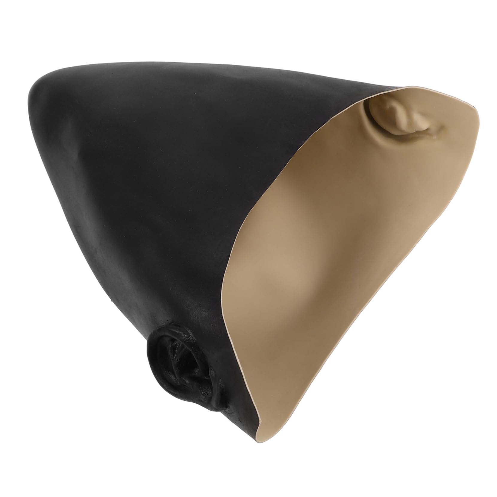 Healvian 5 Stück Schwarze Latex Glatze Flexible und Langlebige Bald Cap für Erwachsene Realistisches Makeup Zubehör für Halloween Cosplay Theater und Themenpartys
