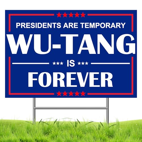 DP BOUTIQUE Forever Sign Presidents are Temporary Yard Sign with Metal Stake Double Sided for Patio Lawn Garden and Club 18x12 1 Pack