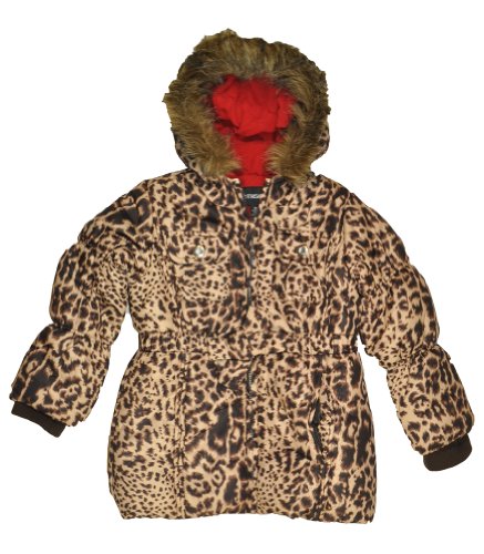Image of Rothschild Girls Perfect Animal Print Snowsuit with Scarf