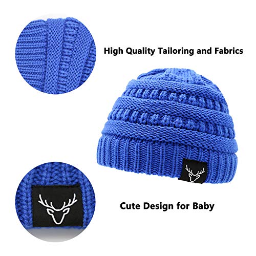 Sarfel Baby Hats Knit Warm Baby Winter Hats Soft Kids Infant Toddler Beanie Baby Beanies for Boys Girls Gifts2