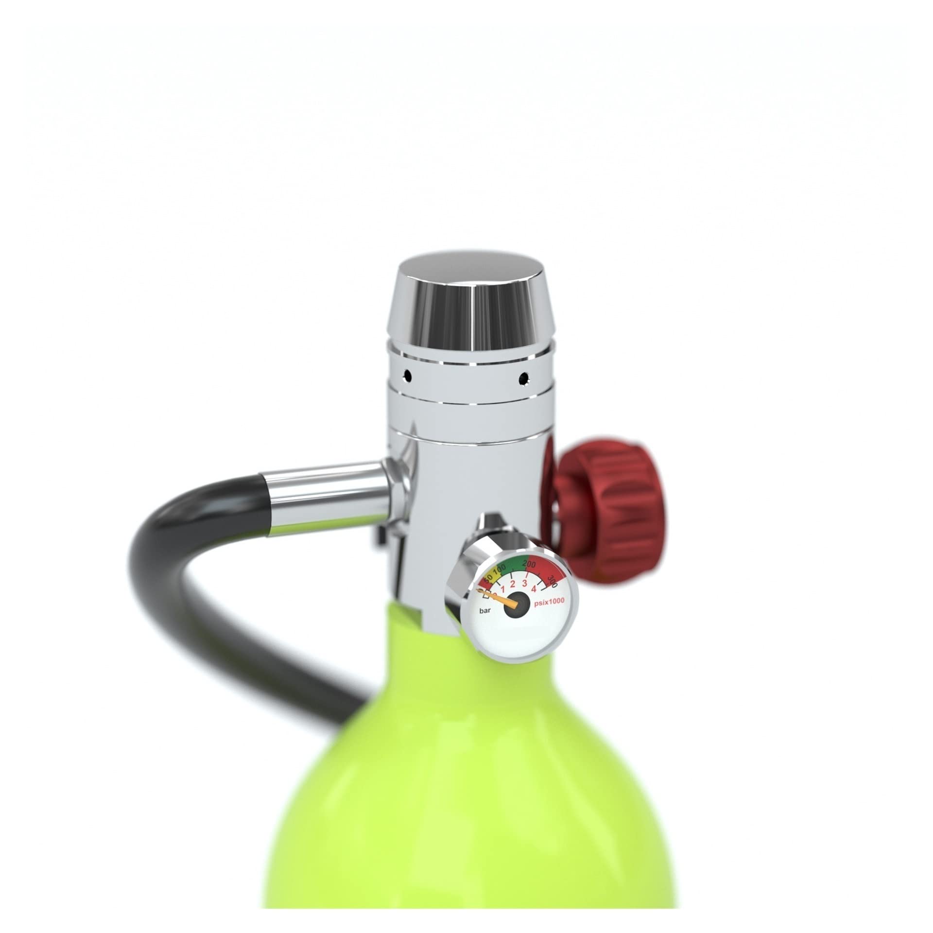 Sprzęt do nurkowania Nurkowanie Pełny Zestaw Przenośnych Podwodnych Respiratorów Do Nurkowania Z Awaryjną Pompą Zapasową Korzystanie z bezpieczniejszego(Green)