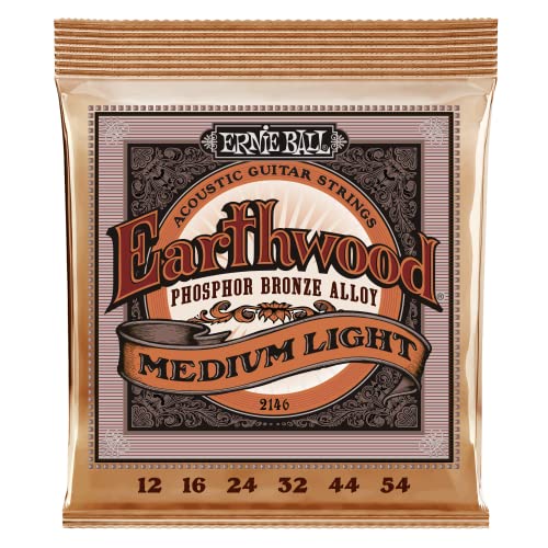 Ernie Ball Earthwood Medium Light - Cuerdas para guitarra