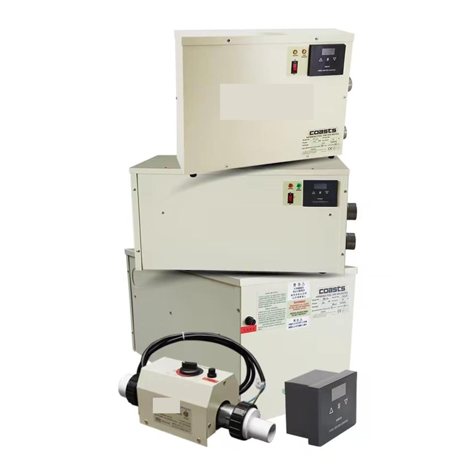 Riscaldatore per Piscina Termostato Digitale Elettrico dello scaldabagno 36KW for Il Riscaldamento dell'Acqua del Bagno della Vasca idromassaggio Piscina Pompa di Calore per Piscina