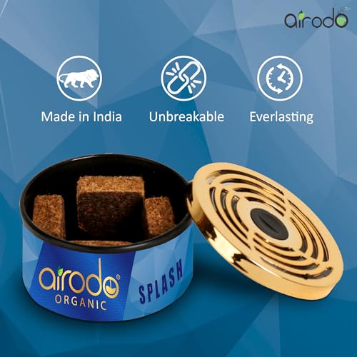 Image of Airodo One Splash Organic Air Freshener, Strong Fiber Air Freshener to Freshen'up Your Air - 40 g,Air Accessories interior air fresheners and fresheners