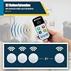 Retekess TM102 Trivia Buzzers,Jeopardy Buzzers,3 Working Modes,66ft,Physical Switches,Family Feud Game for Adults with 4 Rechargeable Buzzers