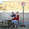 Natural Gas Patio Heater, Includes A 24-foot Hose, Adjustable Height (55in-78in), Passed CE CSA Certification, It's Really Perfect To Sit Outside And Use It In Spring And Autumn