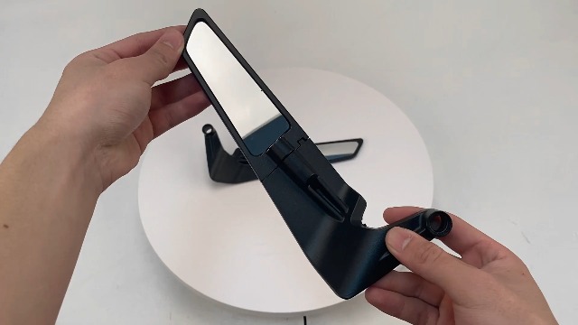 Amazon | RACEAST バイクバックミラー 左右セット 調整可能 ウイング