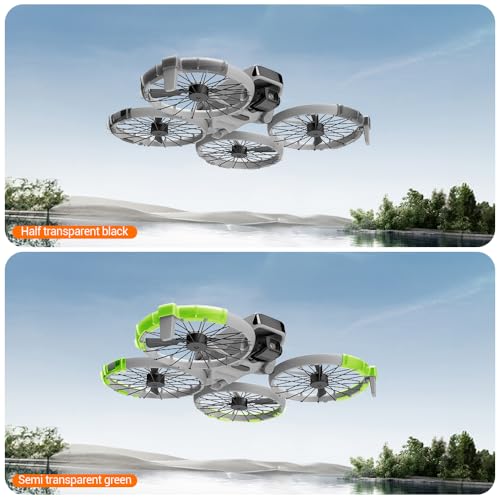 Image of Flip Propeller Guard, Propeller Collision Protection Ring for DJI Flip Drone, Soft TPU Bumpers, 20g Ultra-Lightweight Flip Bezel Anti-Collision Protectors Prop Cover Guards
