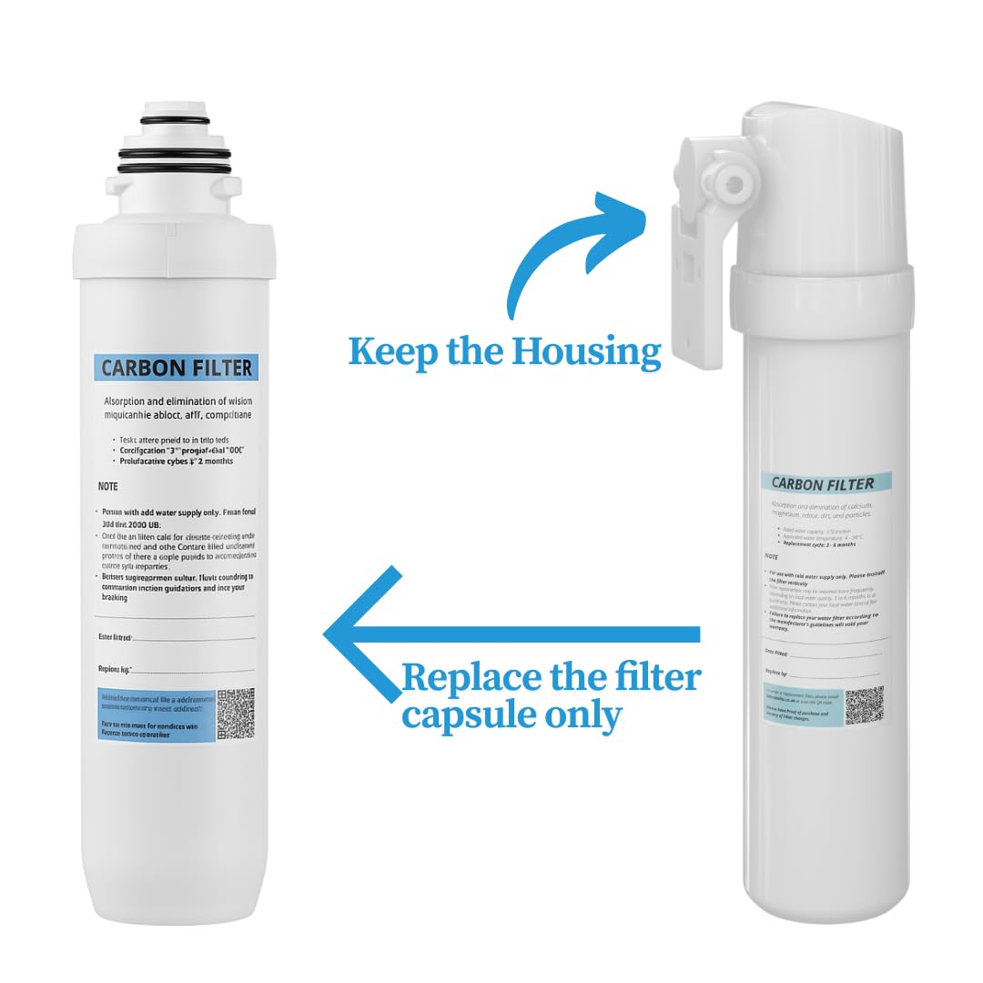 Filtre Eau Robinet - Filtration Charbon Actif Végétal Intense