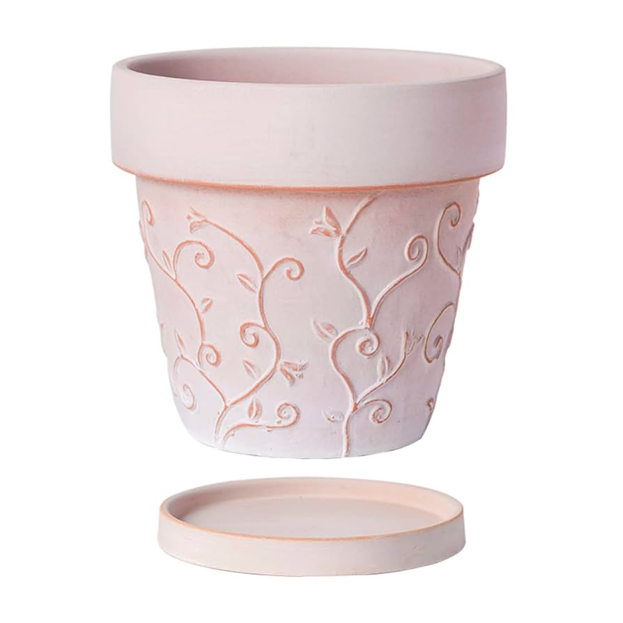 Amazon.co.jp: [ADSNS] 植木鉢 陶器鉢 鉢 鉢植え タイプ2 バラ