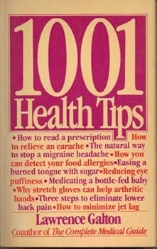 Paperback 1001 Health Tips by Galton, Lawrence published by Simon & Schuster Paperback Book