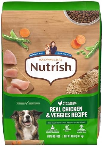 Nutrish Rachael Ray Adult Dry Dog Food Real Chicken & Veggies Rec...