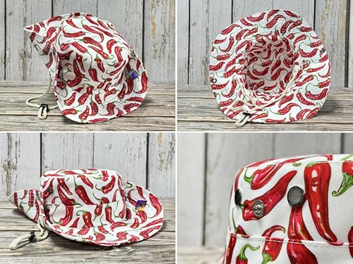 Image of Wide Brim Bucket Hat for Women Girl Men Boy