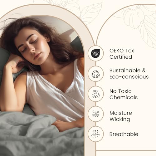 100% Cotton Sheets King Size Sheets Set, 15" Deep Pocket King Sheet Set, 800 Thread Count Sateen Weave Luxury Hotel Sheets, Naturally Cool Long Staple Egyptian Cotton, No Pilling & Shrink - Silver