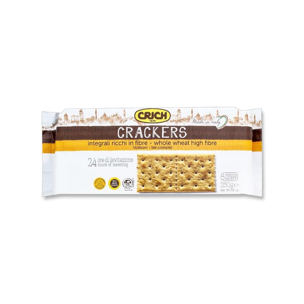 CRICH - CRACKERS INTEGRAL. PACK 12 X 250GR.