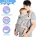 Lictin Baby Carrier 6-in-1 Ergonomic Backpack Carry for Infants from 3.5KG to 20KG, 1 Pacifier Chain, with ASTM Certificated Tummy Carrier for Hiking, Shopping