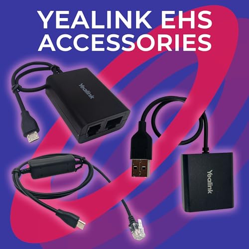 Yealink EHS40 Modul, elektrische HS-Rufannahme, Headset Adapter EHS40, Schwarz