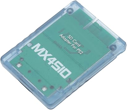MX4SIO SIO2SD Micro Storage Card Adapter Stable Replacement Card Reader Adapter for Transparent Blue
