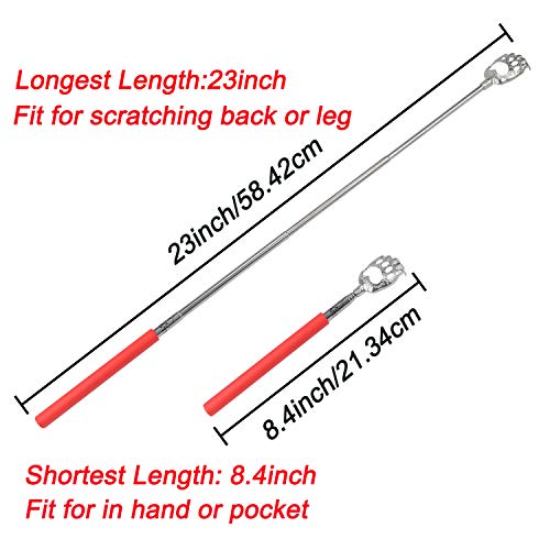 Image of WOVTE Bear Claw Rose Telescopic Back Scratcher