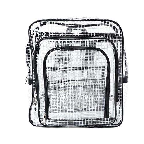 jilin Unisex Anti-static Clear Backpack Travel Shoulder Bags PVC Rucksack Engineer Too