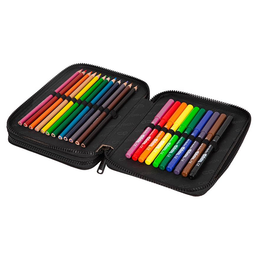 Coolpack F077673, Trousse scolaire JUMPER XL BIG CITY, Multicolor
