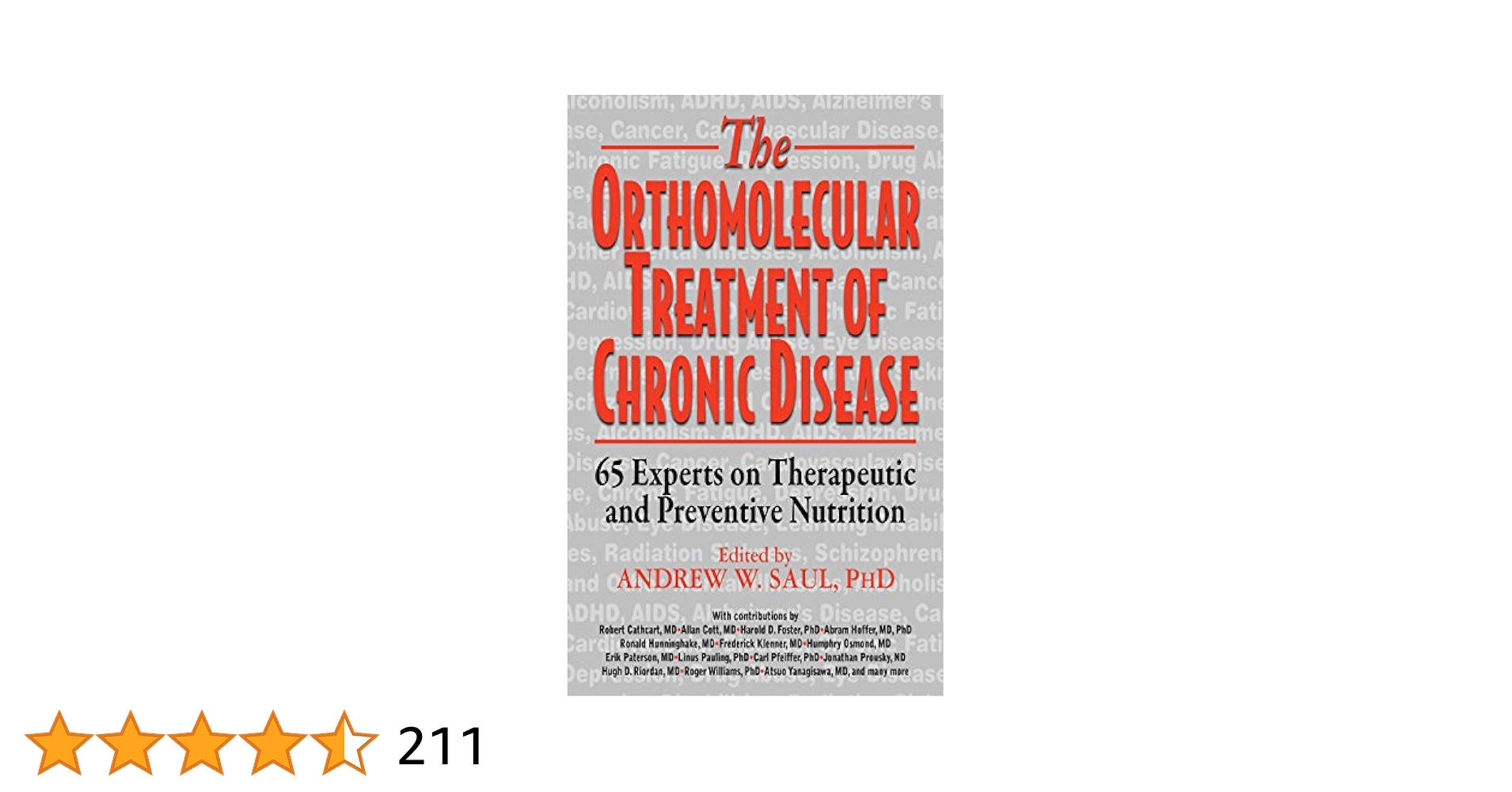 語学+参考書 Orthomolecular Treatment of Chronic Disease: 65 Experts on Therapeutic and Preventive Nutrition Amazon.co.jp: Orthomolecular Treatment of Chronic Disease
