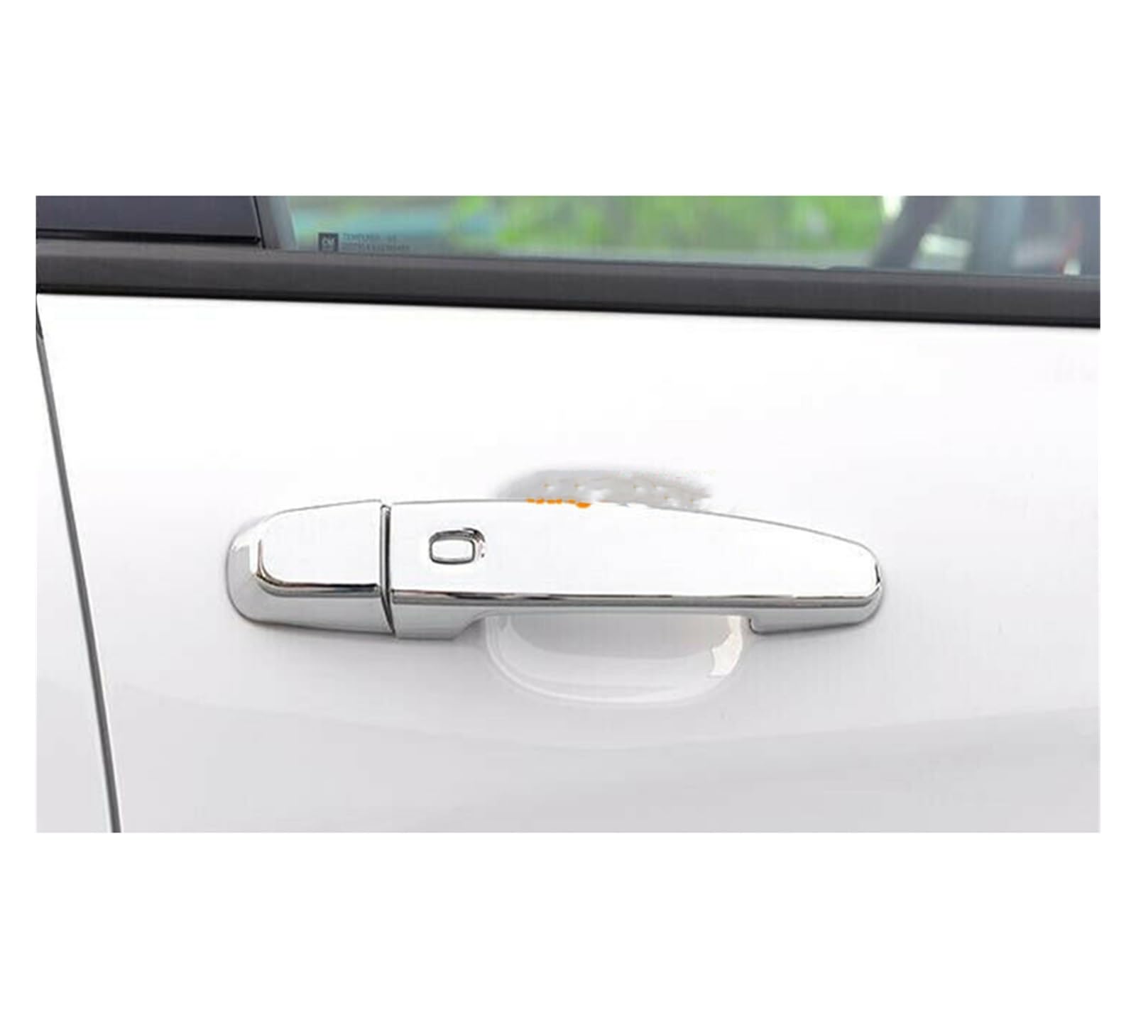 DEHIWI Maniglie interne per portiere 1 Set Argento Cromato ABS Copertura Maniglia Esterna Della Porta Trim Cap Decor Per Traverse Impala Equinox GMC Terrain 2018-2020