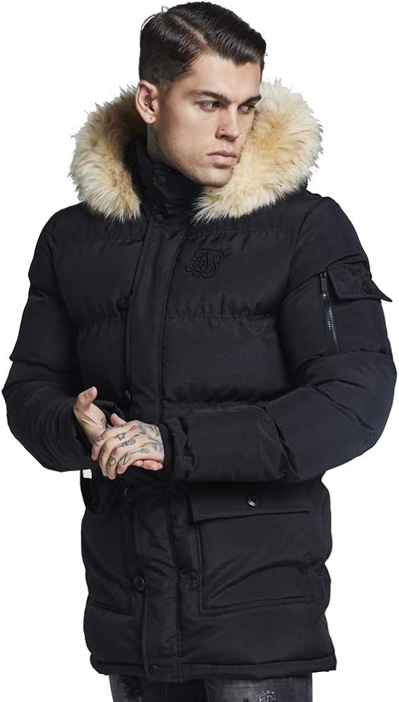 Silk silk parka jacket Clearance