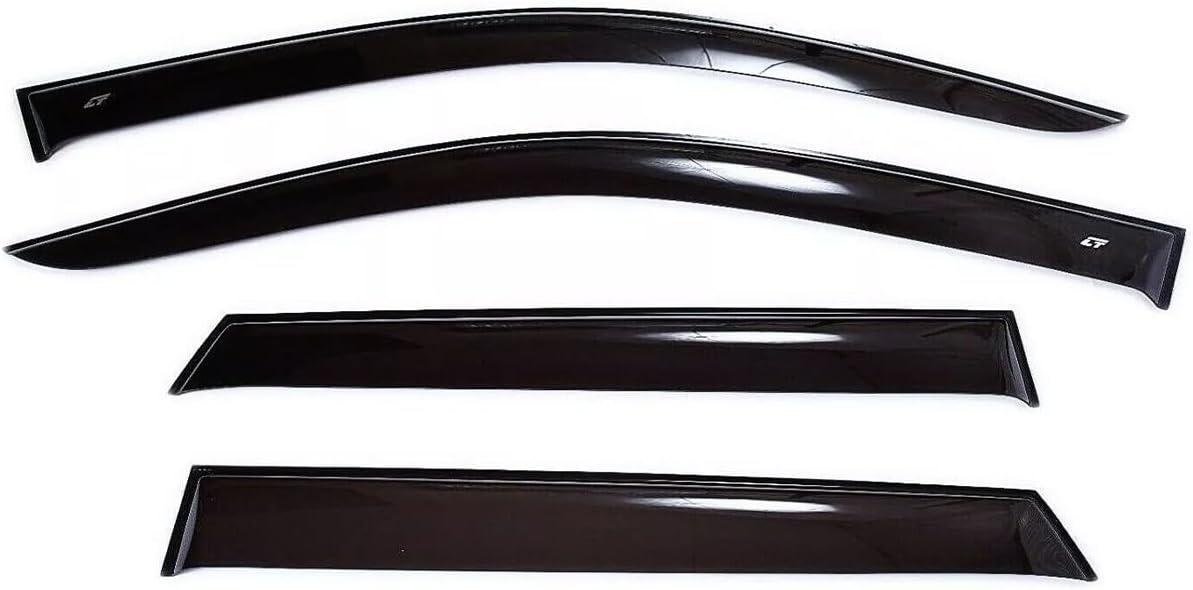 Window Deflectors Wind Visors Rain Guard Tape-on Fit for Mercedes GLE 2015-2019 Coupe