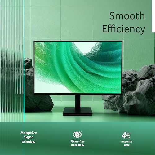 Image of Acer Vero V247Y G 23.8 Inch Full HD IPS Monitor I 120Hz Refresh, AdaptiveSync I 99% sRGB, 1500:1 Contrast I 2x2W Speakers I HDMI +VGA I ZeroFrame I VisionCare 2.0 I VESA I Energy Star I Black