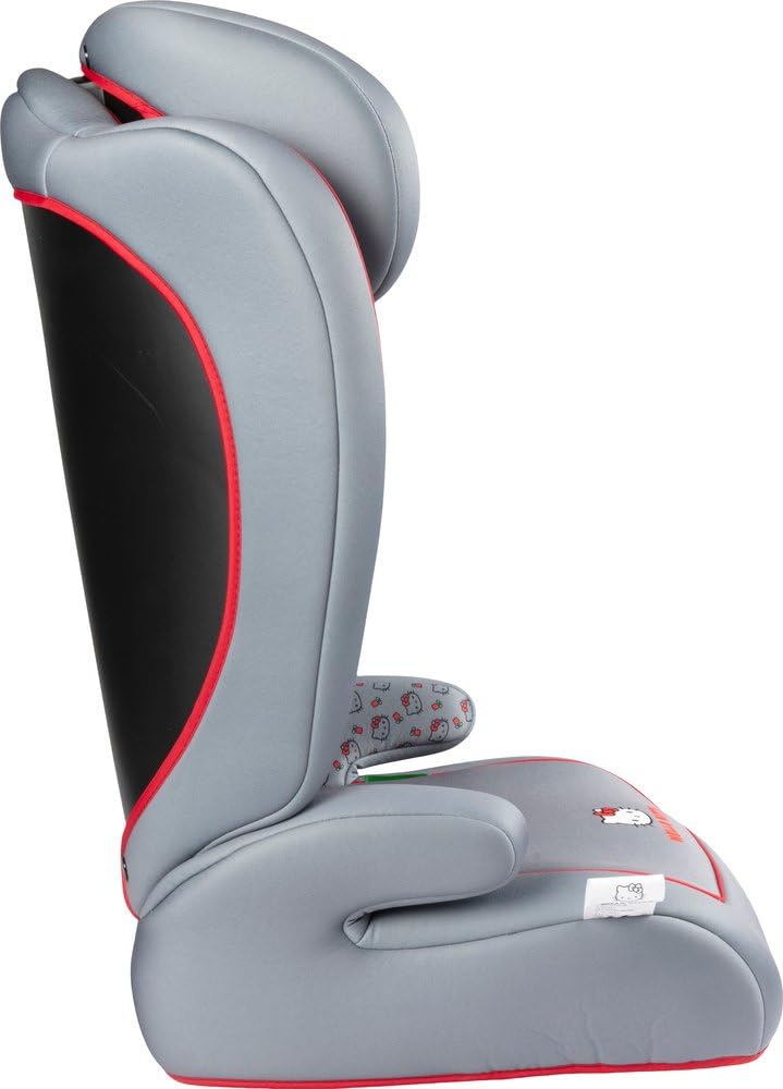 Asiento de coche TATAWAY Hello Kitty i-Size R129, para niños de 100 a 150 cm, elevador de coche con protecciones laterales, instalación con cinturón de seguridad