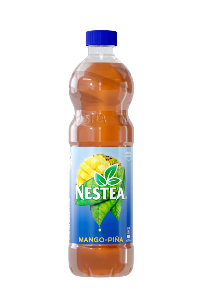 Nestea Mango Piña, Bebida Refrescante con Té Frío y Sabor Tropical, Botella 1.5 l, Optima para Refrescar tu Día
