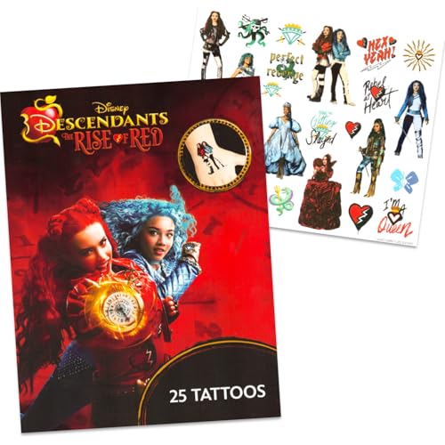 75 Pcs Disney Descendants Temporary Tattoos for Girls Bundle image 4
